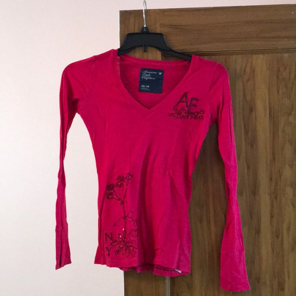 Long sleeve v neck